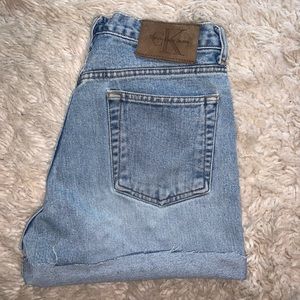 VINTAGE Calvin Klein Jean shorts